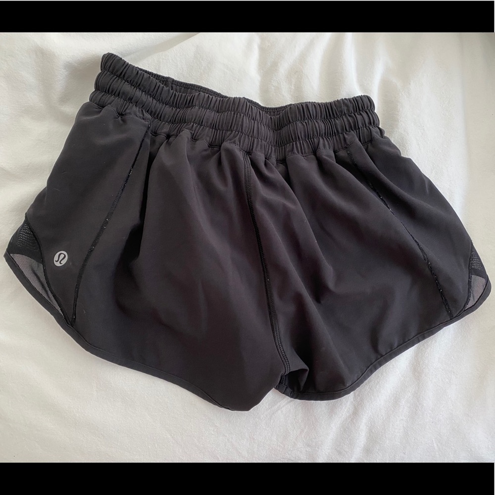 Size 4 Black Lululemon shorts